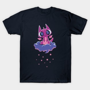 Cute Baby Dragon on Cloud T-Shirt